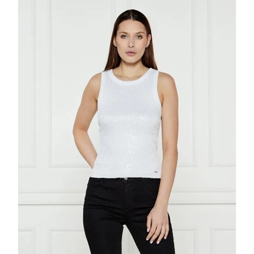 GUESS Top ALEXIA | Regular Fit ze sklepu Gomez Fashion Store w kategorii Bluzki damskie - zdjęcie 184995619