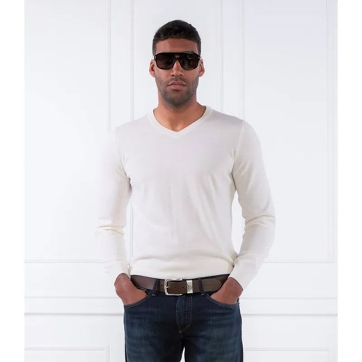 BOSS BLACK Wełniany sweter Melba-P | Slim Fit ze sklepu Gomez Fashion Store w kategorii Swetry męskie - zdjęcie 184995628