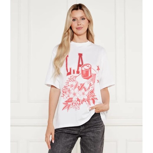 GUESS T-shirt | Regular Fit ze sklepu Gomez Fashion Store w kategorii Bluzki damskie - zdjęcie 184995645