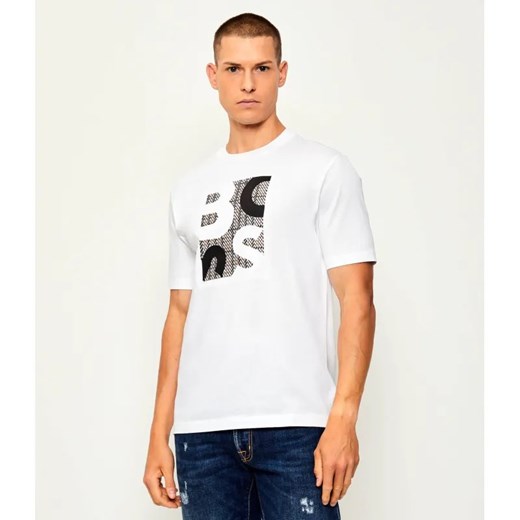 BOSS BLACK T-shirt H-Thompson 655 | Regular Fit | mercerised ze sklepu Gomez Fashion Store w kategorii T-shirty męskie - zdjęcie 184995658