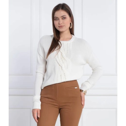 Liu Jo Sweter | Regular Fit | z dodatkiem wełny ze sklepu Gomez Fashion Store w kategorii Swetry damskie - zdjęcie 184995745