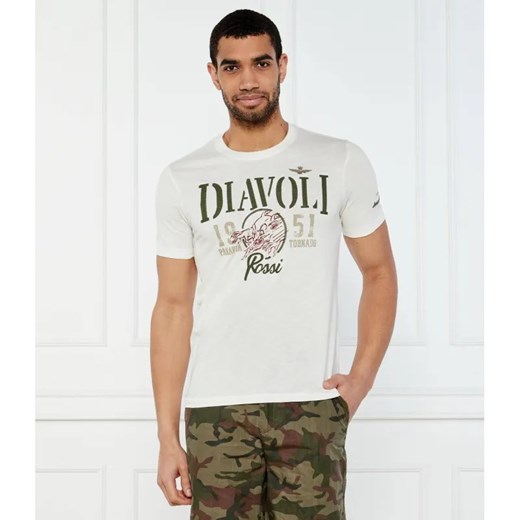 Aeronautica Militare T-shirt | Regular Fit ze sklepu Gomez Fashion Store w kategorii T-shirty męskie - zdjęcie 184995807