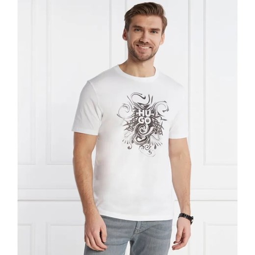 HUGO T-shirt Dinkerton | Regular Fit ze sklepu Gomez Fashion Store w kategorii T-shirty męskie - zdjęcie 184995825
