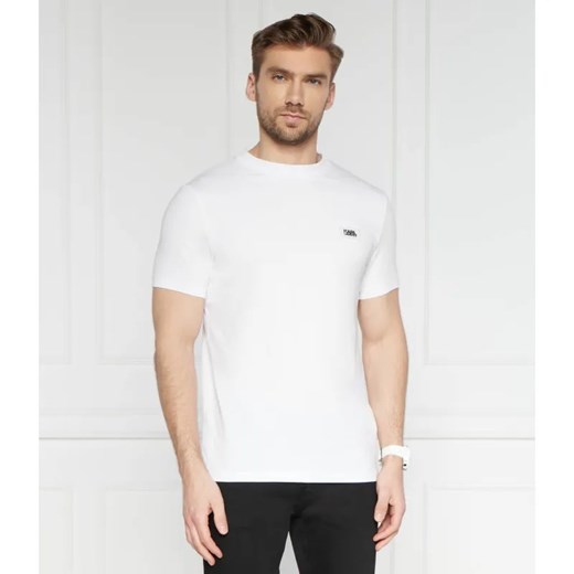 Karl Lagerfeld T-shirt | Regular Fit | stretch ze sklepu Gomez Fashion Store w kategorii T-shirty męskie - zdjęcie 184995847