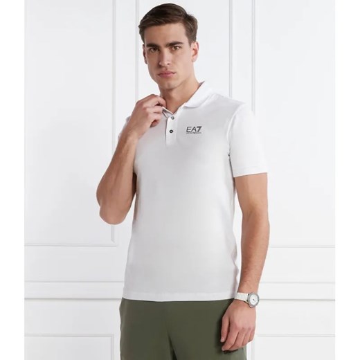 EA7 Polo | Regular Fit ze sklepu Gomez Fashion Store w kategorii T-shirty męskie - zdjęcie 184995879