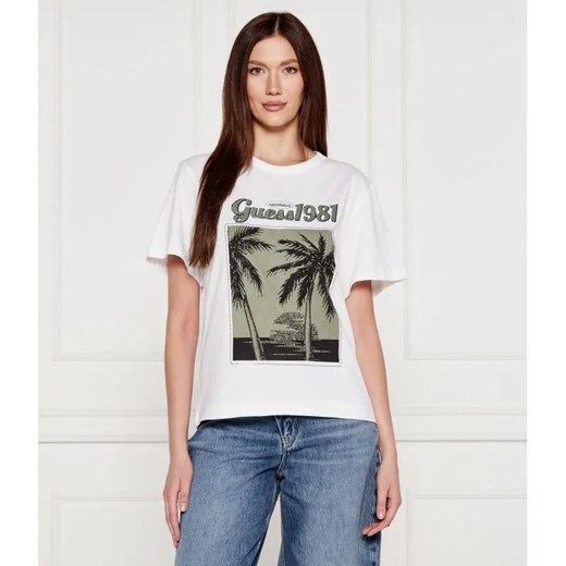 GUESS T-shirt | Regular Fit ze sklepu Gomez Fashion Store w kategorii Bluzki damskie - zdjęcie 184995927