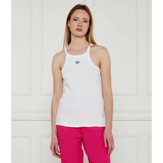 Karl Lagerfeld Top AUTOGRAPH | Slim Fit ze sklepu Gomez Fashion Store w kategorii Bluzki damskie - zdjęcie 184996005