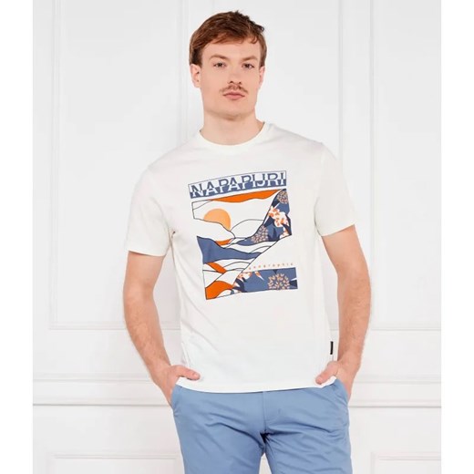 Napapijri T-shirt S-VALDOR SS | Relaxed fit ze sklepu Gomez Fashion Store w kategorii T-shirty męskie - zdjęcie 184996046