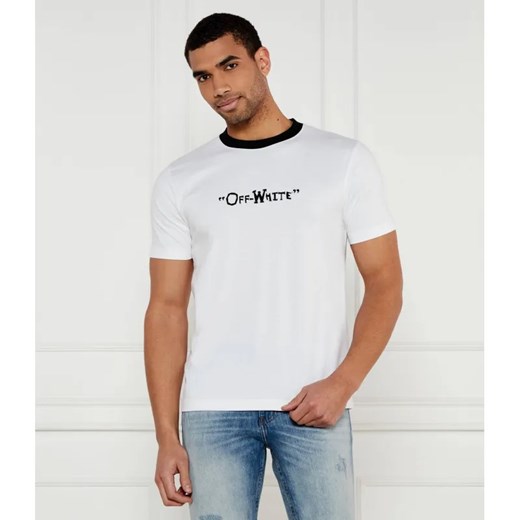 OFF-WHITE T-shirt | Slim Fit ze sklepu Gomez Fashion Store w kategorii T-shirty męskie - zdjęcie 184996126