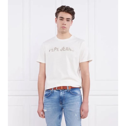 Pepe Jeans London T-shirt RIBALDO | Regular Fit ze sklepu Gomez Fashion Store w kategorii T-shirty męskie - zdjęcie 184996188