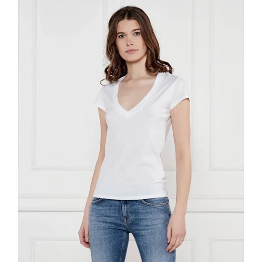 DONDUP - made in Italy T-shirt | Regular Fit ze sklepu Gomez Fashion Store w kategorii Bluzki damskie - zdjęcie 184996216
