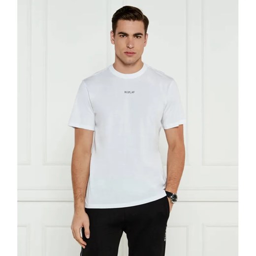 Replay T-shirt | Regular Fit ze sklepu Gomez Fashion Store w kategorii T-shirty męskie - zdjęcie 184996218