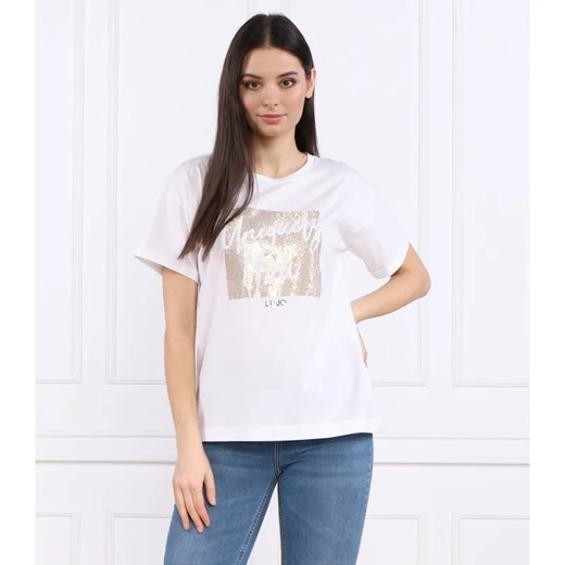 Liu Jo T-shirt | Regular Fit ze sklepu Gomez Fashion Store w kategorii Bluzki damskie - zdjęcie 184996305