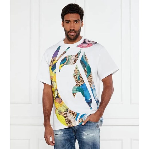 Just Cavalli T-shirt | Oversize fit Just Cavalli XL okazyjna cena Gomez Fashion Store