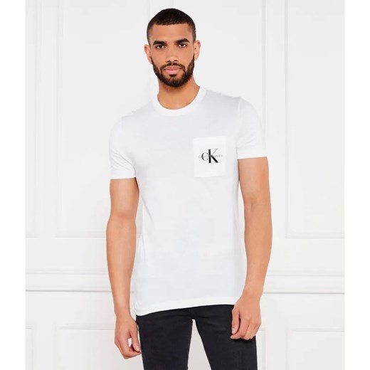 Calvin Klein Jeans T-shirt | Slim Fit ze sklepu Gomez Fashion Store w kategorii T-shirty męskie - zdjęcie 184996517