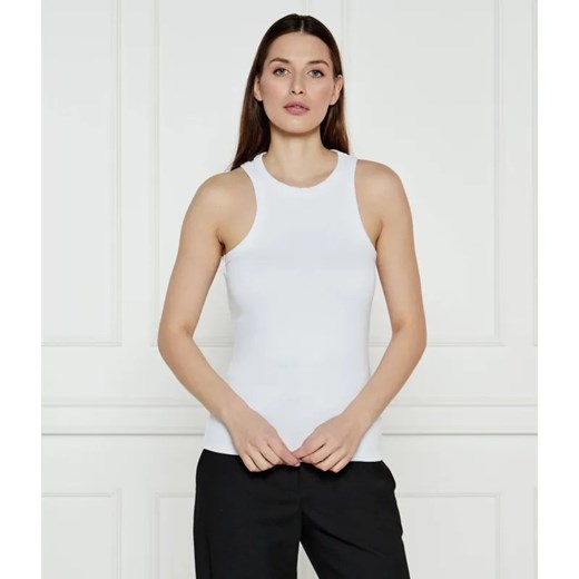 HUGO Top The Plain Tank | Slim Fit ze sklepu Gomez Fashion Store w kategorii Bluzki damskie - zdjęcie 184996555