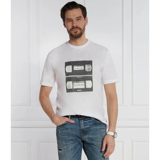 BOSS ORANGE T-shirt TeRetroLeo | Relaxed fit ze sklepu Gomez Fashion Store w kategorii T-shirty męskie - zdjęcie 184996575