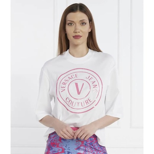 Versace Jeans Couture T-shirt | Oversize fit ze sklepu Gomez Fashion Store w kategorii Bluzki damskie - zdjęcie 184996579