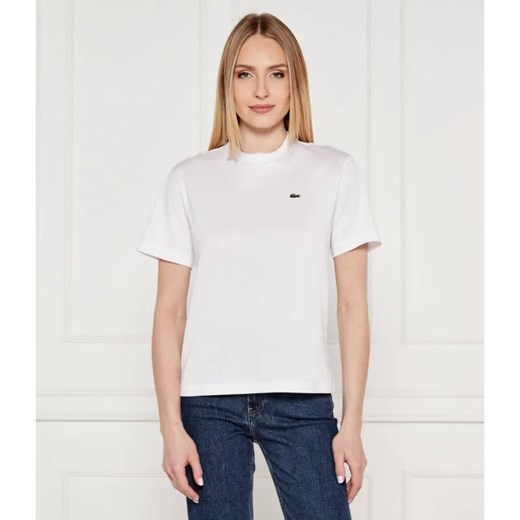 Lacoste T-shirt | Relaxed fit ze sklepu Gomez Fashion Store w kategorii Bluzki damskie - zdjęcie 184996587