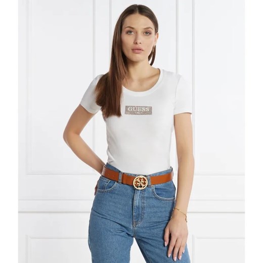 GUESS T-shirt | Slim Fit ze sklepu Gomez Fashion Store w kategorii Bluzki damskie - zdjęcie 184996635