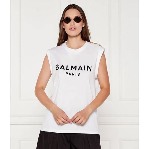 Balmain Top | Regular Fit ze sklepu Gomez Fashion Store w kategorii Bluzki damskie - zdjęcie 184996679