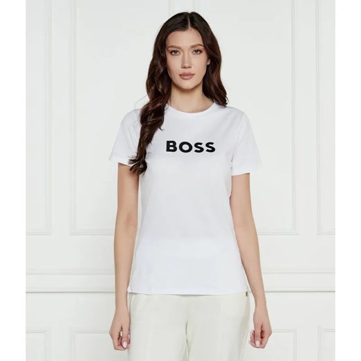 BOSS ORANGE T-shirt | Regular Fit ze sklepu Gomez Fashion Store w kategorii Bluzki damskie - zdjęcie 184996696