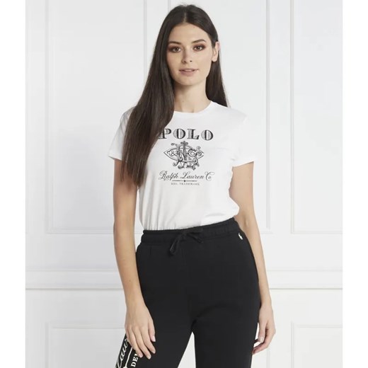 POLO RALPH LAUREN T-shirt | Regular Fit ze sklepu Gomez Fashion Store w kategorii Bluzki damskie - zdjęcie 184996748