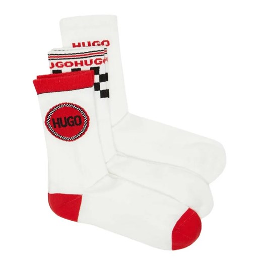 Hugo Bodywear Skarpety 3-pack QS RIB RACING CC ze sklepu Gomez Fashion Store w kategorii Skarpetki męskie - zdjęcie 184996768