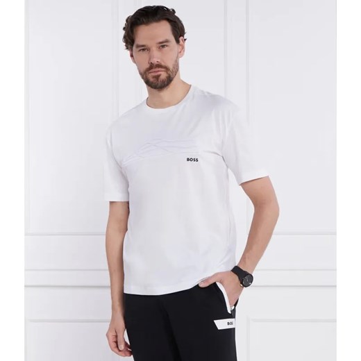 BOSS GREEN T-shirt Tee Titanium | Regular Fit ze sklepu Gomez Fashion Store w kategorii T-shirty męskie - zdjęcie 184996807