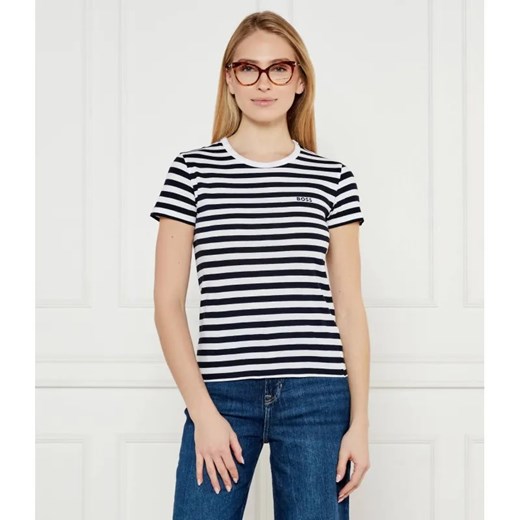 BOSS ORANGE T-shirt | Regular Fit ze sklepu Gomez Fashion Store w kategorii Bluzki damskie - zdjęcie 184996859
