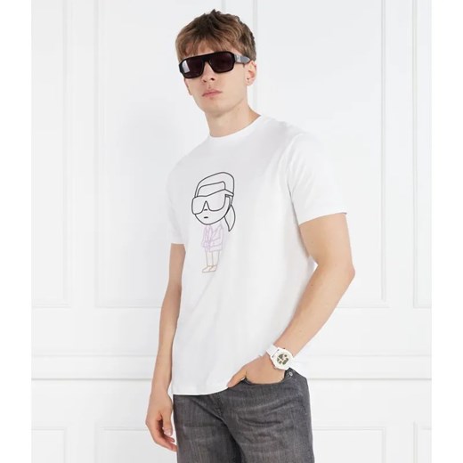 Karl Lagerfeld T-shirt | Regular Fit ze sklepu Gomez Fashion Store w kategorii T-shirty męskie - zdjęcie 184997055