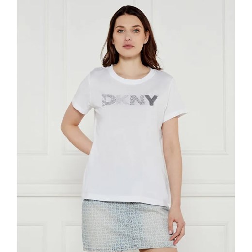 DKNY T-shirt | Regular Fit M okazja Gomez Fashion Store
