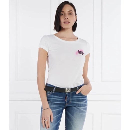 Dsquared2 T-shirt Scoop | Slim Fit ze sklepu Gomez Fashion Store w kategorii Bluzki damskie - zdjęcie 184997155