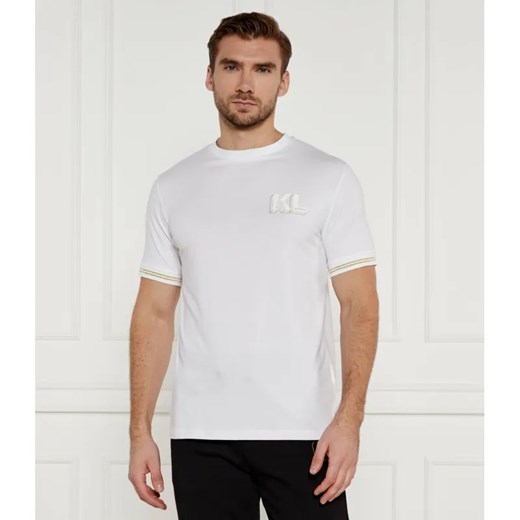 Karl Lagerfeld T-shirt | Slim Fit ze sklepu Gomez Fashion Store w kategorii T-shirty męskie - zdjęcie 184997299