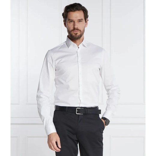 Calvin Klein Koszula TWILL CONTRAST | Slim Fit ze sklepu Gomez Fashion Store w kategorii Koszule męskie - zdjęcie 184997329