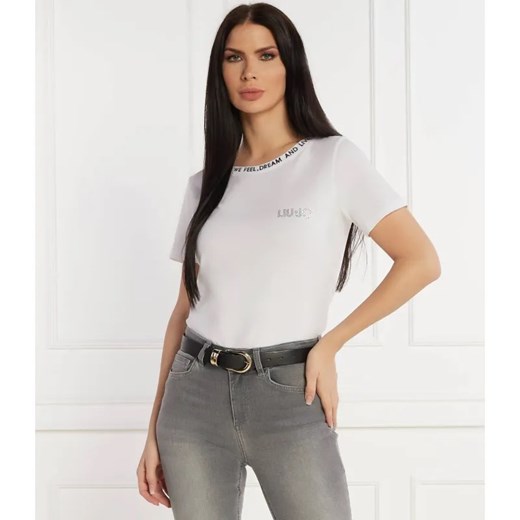 Liu Jo T-shirt | Regular Fit ze sklepu Gomez Fashion Store w kategorii Bluzki damskie - zdjęcie 184997337