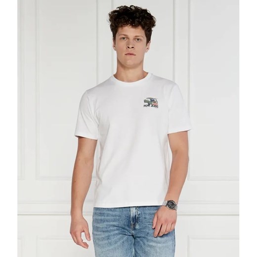 Pepe Jeans London T-shirt | Regular Fit ze sklepu Gomez Fashion Store w kategorii T-shirty męskie - zdjęcie 184997388