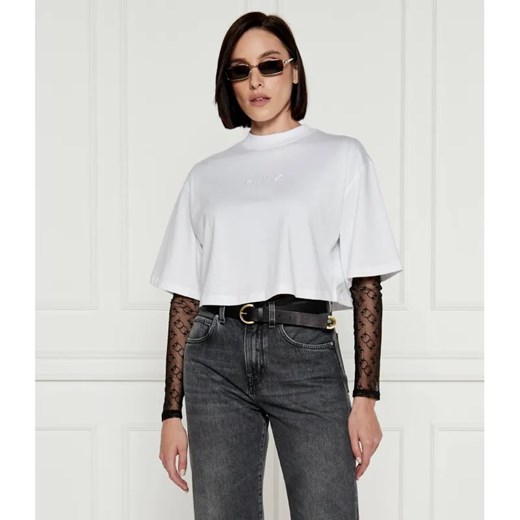 Pinko T-shirt | Cropped Fit ze sklepu Gomez Fashion Store w kategorii Bluzki damskie - zdjęcie 184997575