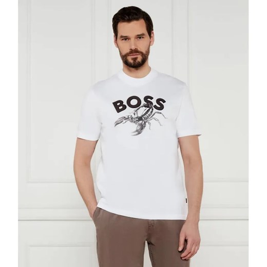 BOSS ORANGE T-shirt Te_Bossfish | Regular Fit ze sklepu Gomez Fashion Store w kategorii T-shirty męskie - zdjęcie 184997589