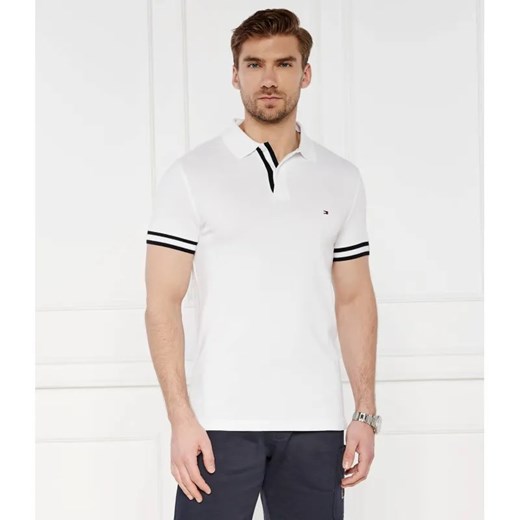 Tommy Hilfiger Polo MONOTYPE CUFF | Slim Fit ze sklepu Gomez Fashion Store w kategorii T-shirty męskie - zdjęcie 184997605