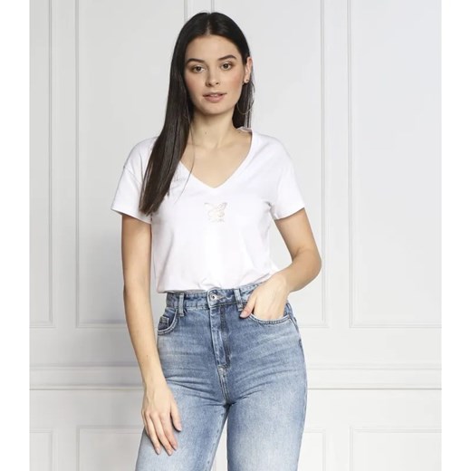 BluGirl Blumarine T-shirt | Regular Fit ze sklepu Gomez Fashion Store w kategorii Bluzki damskie - zdjęcie 184997629