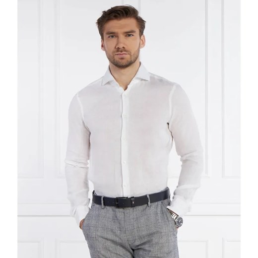 Joop! Lniana koszula 146Pai-W | Slim Fit ze sklepu Gomez Fashion Store w kategorii Koszule męskie - zdjęcie 184997649