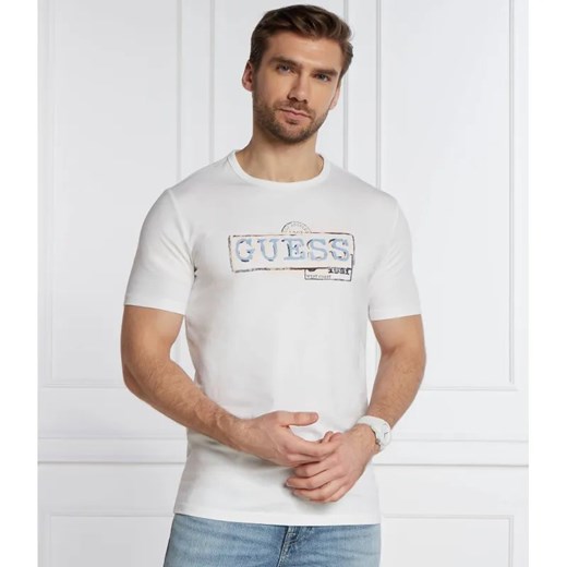 GUESS T-shirt | Slim Fit ze sklepu Gomez Fashion Store w kategorii T-shirty męskie - zdjęcie 184997685