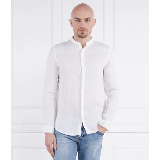 Armani Exchange Lniana koszula | Regular Fit ze sklepu Gomez Fashion Store w kategorii Koszule męskie - zdjęcie 184997756