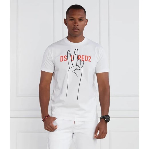 Dsquared2 T-shirt | Regular Fit ze sklepu Gomez Fashion Store w kategorii T-shirty męskie - zdjęcie 184997815