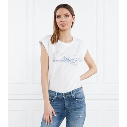 Peserico T-shirt | Regular Fit ze sklepu Gomez Fashion Store w kategorii Bluzki damskie - zdjęcie 184997878
