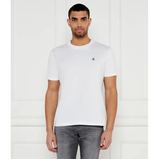 Calvin Klein Jeans T-shirt SERIF | Regular Fit ze sklepu Gomez Fashion Store w kategorii T-shirty męskie - zdjęcie 184997957