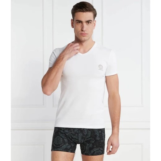 Versace T-shirt | Regular Fit | stretch ze sklepu Gomez Fashion Store w kategorii T-shirty męskie - zdjęcie 184997998