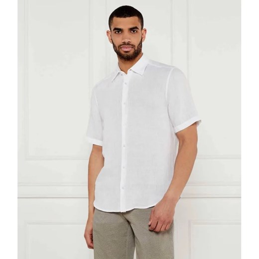 BOSS ORANGE Lniana koszula Rash_2_M | Regular Fit ze sklepu Gomez Fashion Store w kategorii Koszule męskie - zdjęcie 184998076