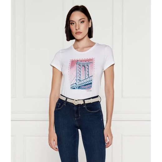Liu Jo T-shirt | Regular Fit ze sklepu Gomez Fashion Store w kategorii Bluzki damskie - zdjęcie 184998125